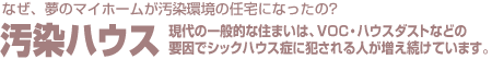 FFC免疫住宅、汚染ハウスになったのか
